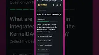 learn and earn from Finance, crypto KERNEL