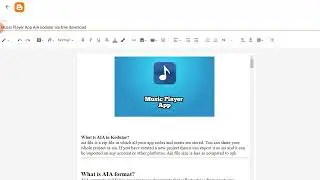 Music Player App AIA kodular aia free