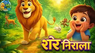 Sher Niraalaa 🦁 | Jungle King Lion Song | Hindi Kids Nursery Rhyme | Chotu TV