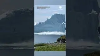 Iceberg Flips Over in Newfoundland