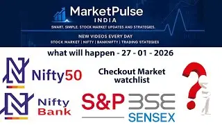 Nifty | Banknifty | Sensex | broker reco stocks Analysis | Tamil Share Market - 27 Jan 2026