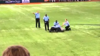 07/17/2011 - Red Sox fan decided it was a good idea to run onto the field