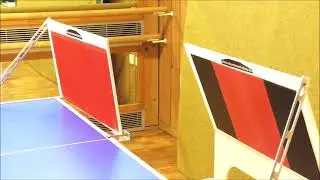 UNDERCUT mobile Returnboard table tennis with forbidden long pimples