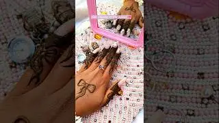 just flexing my bow mehndi #mehndi #henna #artist #explore #bow #simple  #youtube #goviral #shorts