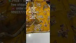 pure Crape digital suit with gota work 🌸