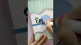 Easy Front Page Idea for English Notebook✨ #shorts