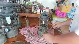 จุดตะเกียงจ้าวพายุ Radius no.102/250  c.p.Service Pressure Lantern #Ultraman nhum
