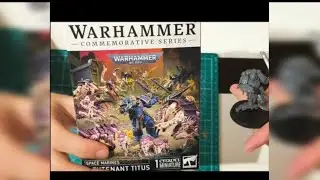 Unboxing. Assembling Demetrian Titus. He joins my ranks!! #warhammer40k #miniaturepainter #warhammer