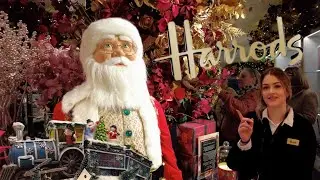 Harrods Christmas Shopping - Christmas decorations in London
