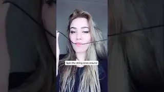 😱HOW TO TIE A KNOT USING JUST YOUR TONGUE👀 #Shorts Tutorial by Anna Catify