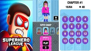 The Superhero League Super Sharp Chapter 1 Level 1-16 | 3 Stars Guide