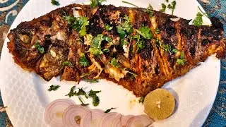 Turning simple fish into a BBQ feast! 🍽️ #CookingAtHome #desipakwan #pakwaan #cooking #cookingvideo 