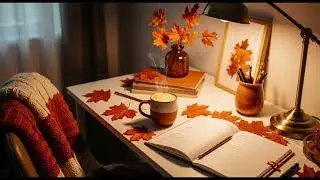 🎃 Cozy Autumn Focus Mix 2025 | 1 Hour Lo-Fi Chill & Study Vibes 🍁☕