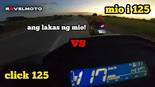 HONDA CLICK 125 VS YAMAHA MIO I 125|DRAG RACE