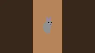 Low res spinning bunny.mp4 #3d #animation