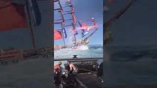 РАКЕТЫ НАЧАЛ ЗАПУСКАТЬ #fyp #skullandbones #pirates #море  #пираты #memes #gaming #sea