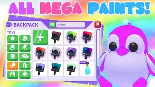ALL Mega Pet Paints! | Roblox Adopt Me Pet Paint Update | Riivv3r