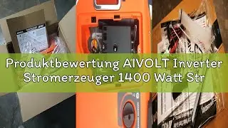 Produktbewertung AIVOLT Inverter Stromerzeuger 1400 Watt Stromgenerator Notstromaggregat Benzin leis