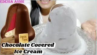 ASMR 咀嚼音🔔Chocolate Coated Ice Cream チョココーティング アイス 冰淇淋 아이스크림 먹방 Cloche Glacée *EATING SOUND*