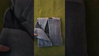 How to fold your woolen long coat without wrinkling it.