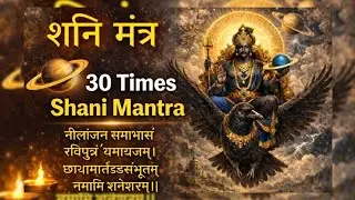 Shani Mantra  | 30 Times  | शनि मंत्र | Shani Dev Mantra | Shani Mantra