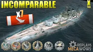 Incomparable 7 Kills & 234k Damage | World of Warships Gameplay 4k