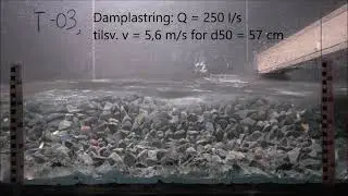 Modellfors&oslash;k erosjonssikring