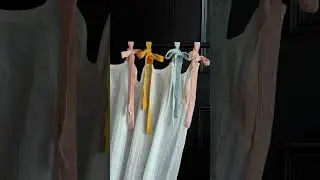 Soft Sheer Curtains with Color Ties | Cozy & Playful Home Vibes #homedecor #home #interiordesign