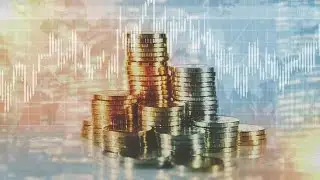 Financial Growth Background Stock Motion Graphics