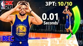 PRIME KLAY THOMPSON + WORLD'S FASTEST JUMPSHOT & 99 3PT is UNGUARDABLE (NBA 2K26)