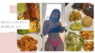 What I eat in a week! EP. 2.0 |Keto| Pasta, Pizza, Salad, BBQ & More! How-to eat Keto on-the go!