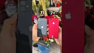 iPhone 11 против iPhone 7 Plus || Сравнение камер! #шорты
