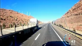 (2) POV DRIVING VOLVO FM - HIGHWAY AGADIR MARRAKECH