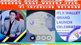 CARA BUAT WALLET ITLG DI APLIKASI AIRDROP INTERLINK NETWORK SECARA BENAR. 