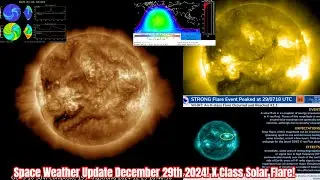Space Weather Update December 29th 2024! X Class Solar Flare!