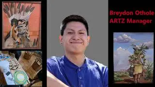 Zuni Pueblo Acrylic Painter Breydon Othole - Meet and greet 5/24/2025