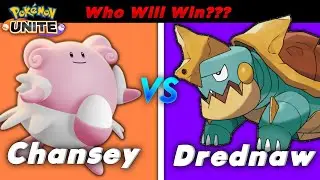 Chansey vs Drednaw | Who Will Win??? | 1v1 Battle | Pokemon UNITE