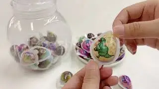Wholesale 2 in 1 dinosaur gummy candy inside egg