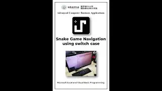 Snake Game Navigation using switch case || Microsoft Excel and Visual Basic || Project ideas