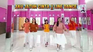 AKU JATUH CINTA LINE DANCE || IMPROVER || CHOREO WIWIEK JOHAN (INA) 