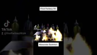 Final Fantasy VII - Alexander Summon #finalfantasytiktok #finalfantasy #ffvii #ff7 #summon