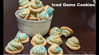 EGGLESS Iced Gems Cookies!