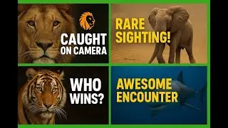 Introduction To WildLife Realm 🦁🐆🐃🐘🦅🐋✨