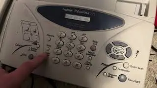 Play with my fax machine 