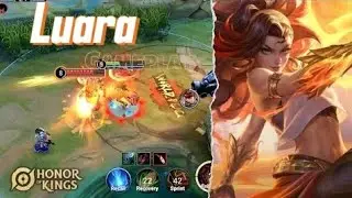 Gameplay Luara! Hero farm line hok - honor of kings 