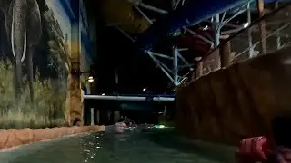 lazy river at Kalahari Indoor Water Park in Sandusky, Ohio (January 16th, 2022)