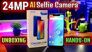 Tecno Camon iClick 2 Unboxing & Hands On|24MP AI Selfie Camera | Is This The Best Selfie Smartphone?