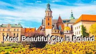 Most Beautiful City in Poland | Krak&oacute;w Poland | Walking Tour 4k