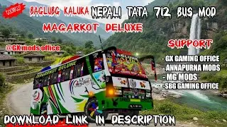Nepali tata 712 bus mod for bussid (magarkot deluxe...by Gx mods( download. ❤️🤘