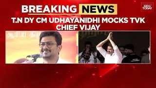 Tamil Nadu Deputy CM Udhayanidhi Stalin's 'Weekend Politician' Jibe At TVK Chief Vijay | India Today